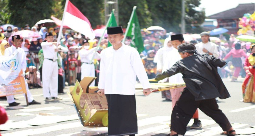 Penampilan Drama kolosal dari MTs Muhammadiyah 10 Purbalingga